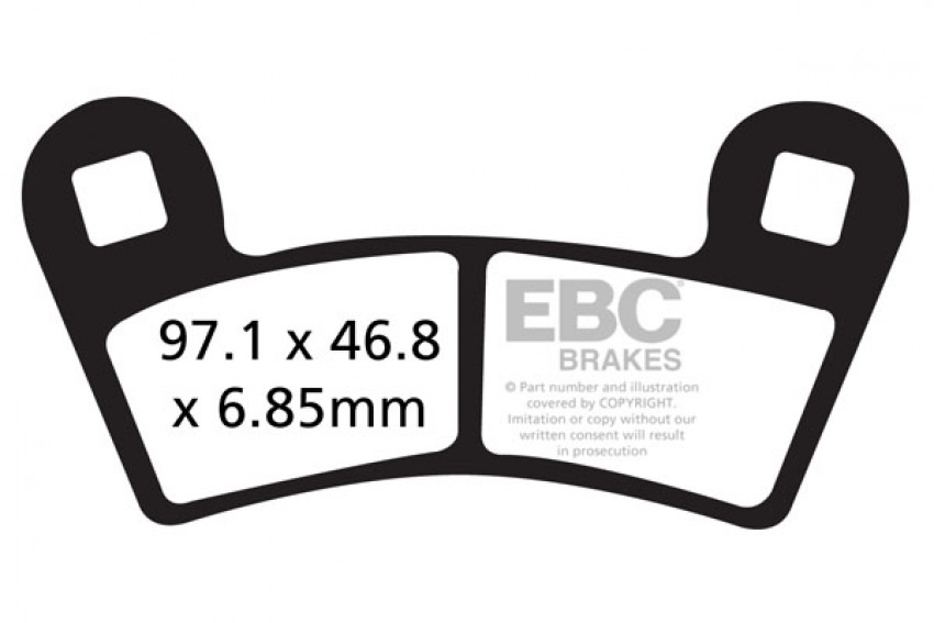 Гальмівні колодки EBC FA456R